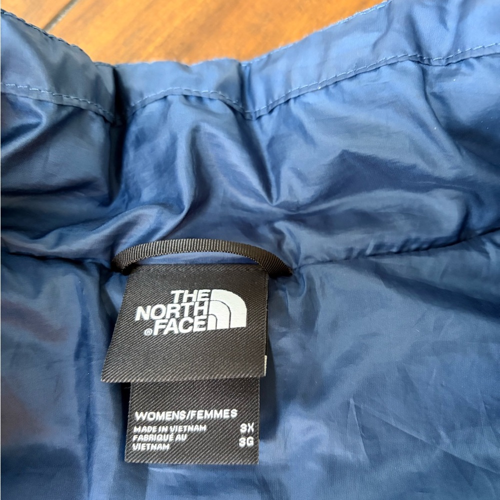The North Face Light Blue Quilted Jacket